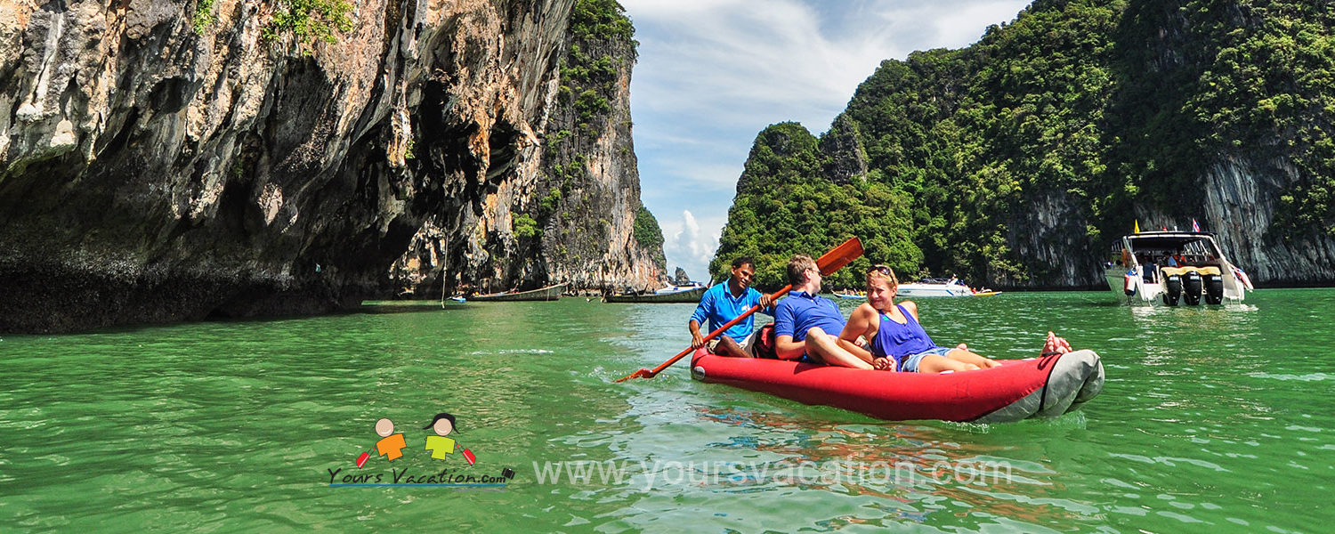 ทัวร์อ่าวพังงา แคนูอ่าวพังงาเรือสปีดโบ๊ท
